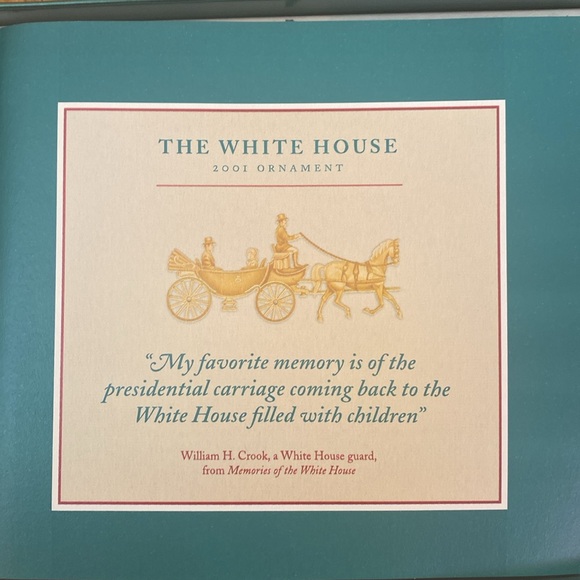5 White House Historical Christmas Ornaments very good condition with bo… - Picture 6 of 16